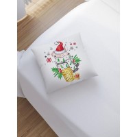 Декоративная наволочка JoyArty Свинка в тепле sl_78053, 45х45 см