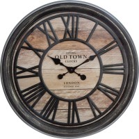 Часы настенные Atmosphera Retro Factory 167076 пластик, цвет коричневый