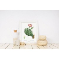 Плакат "34;Просто Постер "34; Кактус Кохениллифер 90x120 в подарочном тубусе 659019426101