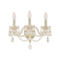 Настенный светильник Bohemia Ivele Crystal 116B.3.141.G E14 цвет золотой