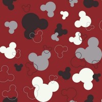Виниловые обои York Wallcoverings красные DK5928 0.52 м