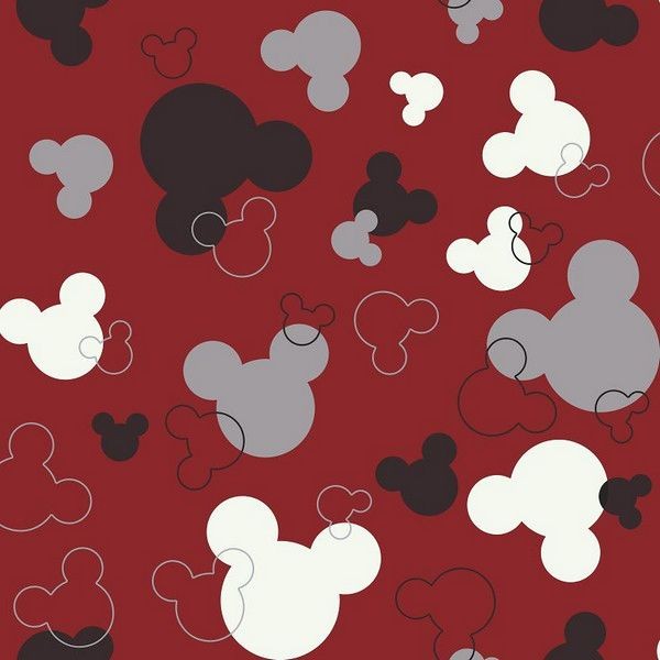 Виниловые обои York Wallcoverings красные DK5928 0.52 м
