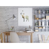 Плакат "34;Просто Постер "34; Лесной олень 90x120 в подарочном тубусе 886426422591