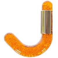 Крючок маленький 111-113 мм цвет янтарь/золото