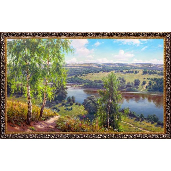 Картина на холсте Русская коллекция Тропинка, 68х108 см