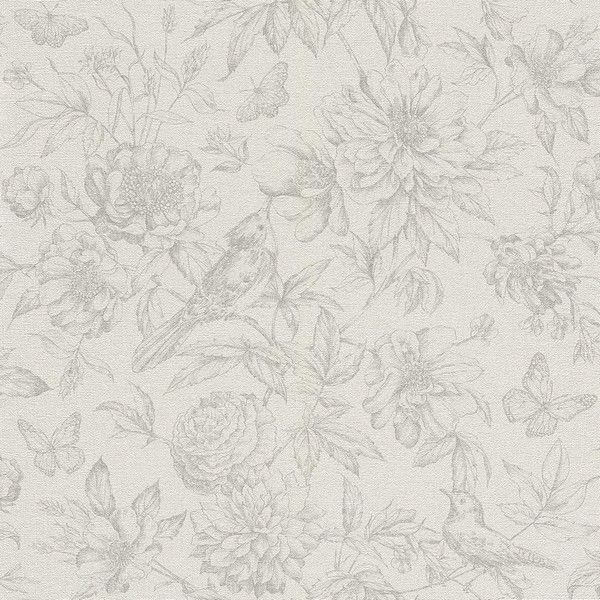 Обои флизелиновые Rasch Florentine II бежевые 0.53 м 449433
