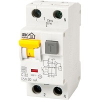 Автомат дифференциальный АВДТ 32 C32 IEK Home 1 полюс 32 А