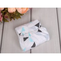Простыня AmaroBaby Треугольники 75х125 см, перкаль