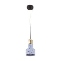 Люстра подвесная Arte Perfetto Luce Bolonia 3301.7042.120-125.Blue.Marble E27 1 лампа 2 м²