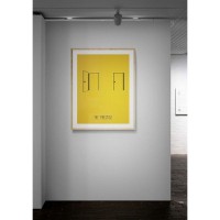 Постер "34;Просто Постер "34; Афиша фильма Престиж - Минимализм 90x120 в подарочном тубусе Металл