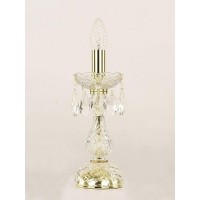 Лампа настольная Bohemia Ivele Crystal 107L.1-27.G E14 цвет золотой