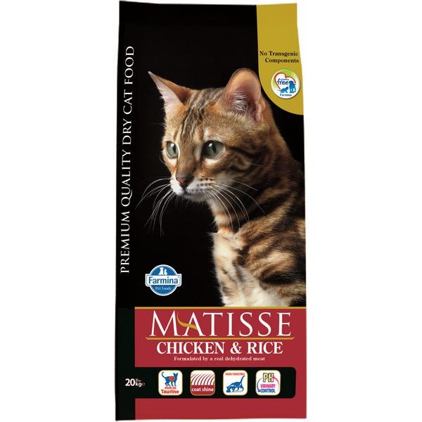 Сухой корм для кошек MATISSE Adult Cat Chicken&Rice Курица Рис 20 кг