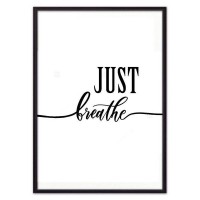 Постер Дом Корлеоне Just breathe 07-0549-50х70, 50х70 см