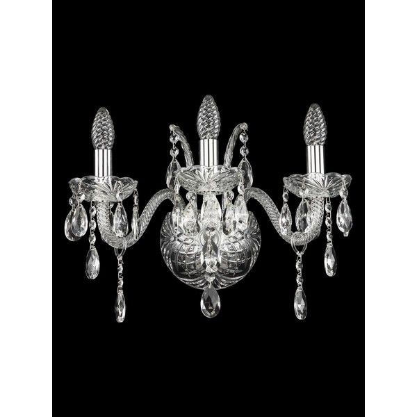 Настенный светильник Bohemia Ivele Crystal 105B.3.165.Ni E14 цвет никель