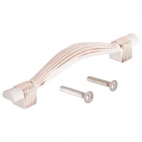 Ручка-скоба Jet 194 96 мм ЦАМ цвет золото белое