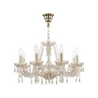 Люстра потолочная Bohemia Ivele Crystal 104.8.195.G E14 8 ламп 16 м²