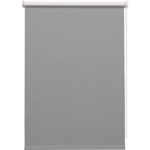 Штора рулонная блэкаут Inspire Santos 80x160 см серая