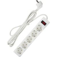 Сетевой фильтр для электроники ES 5 розеток 3 м цвет белый