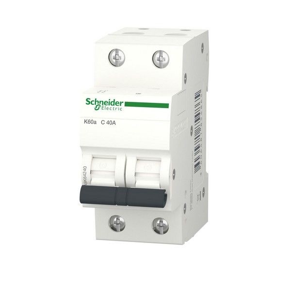 Выключатель автоматический Schneider Electric Acti9 2 полюса 40 А, "34;C "34;