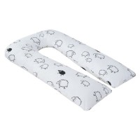 Подушка AmaroBaby для беременных Овечки 340х35 см, холлофайбер