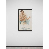 Постер "34;Просто Постер "34; Джейк Килрейн 50x70 в подарочном тубусе Металл