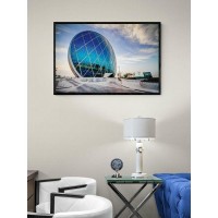 Постер "34;Просто Постер "34; Небоскреб Aldar HQ 50x70 в подарочном тубусе Металл