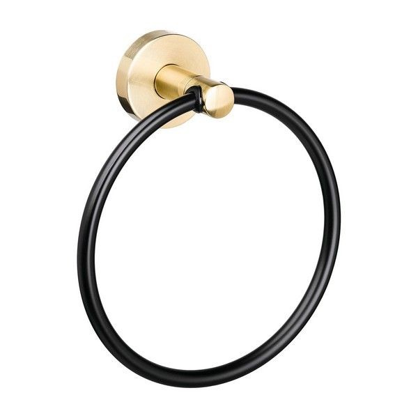 Держатель для полотенца Moroshka Oro Nero цвет чёрный/золотой