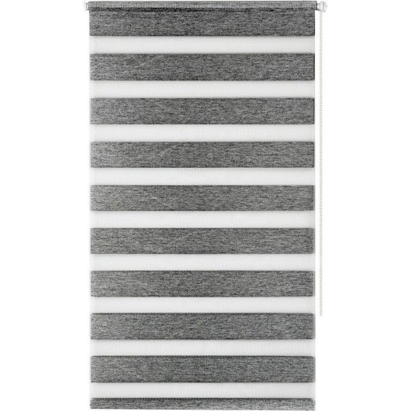 Штора рулонная день-ночь Miamoza Blackout 50x160 см, цвет серый