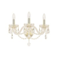 Настенный светильник Bohemia Ivele Crystal 116B.3.165.G E14 цвет золотой