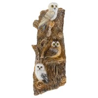 Фигура садовая навесная «Совы на дереве» h67 см