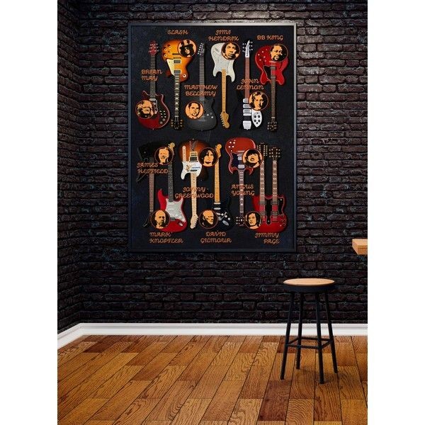 Плакат "34;Просто Постер "34; Guitar legends 90x120 в подарочном тубусе 189532089961