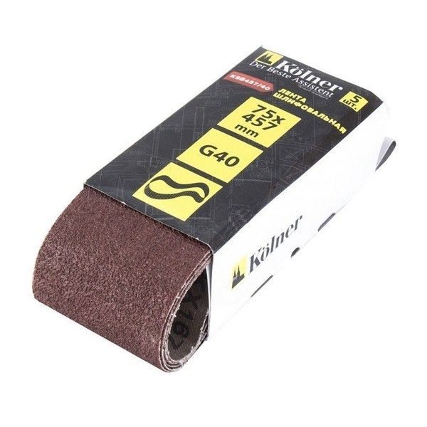 Лента шлифовальная Kolner KSB 457/40 457х75 мм, зернистость Р40