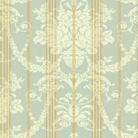 Виниловые обои York Wallcoverings зеленые AH4847 0.68 м