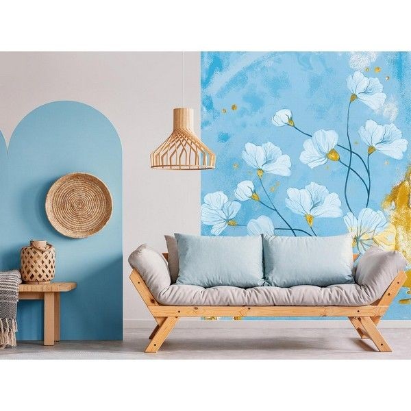 Фотообои Urban Style Золото на голубом UST2107 200х270 см