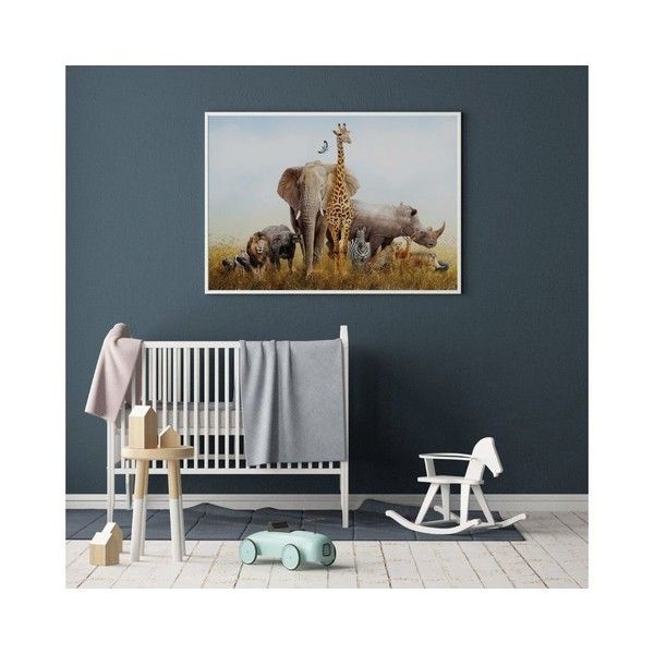 Постер в раме ПростоПостер Zoo 301766107034, 60х90 см