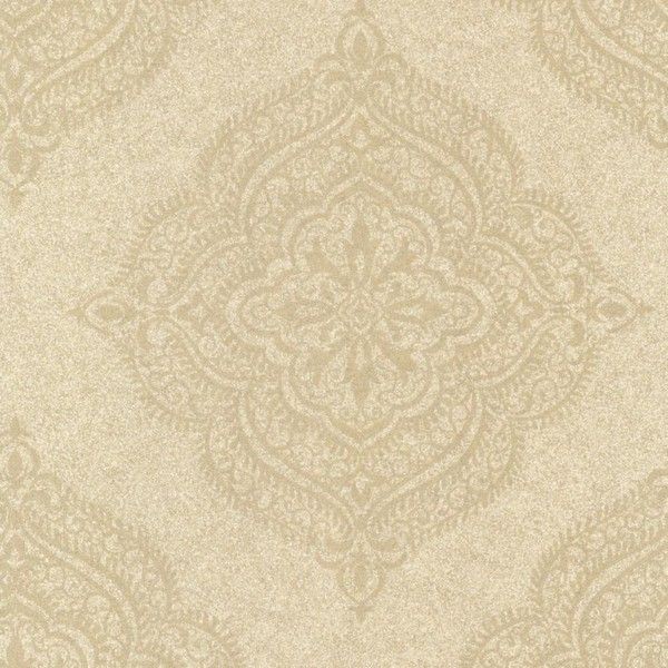 Обои флизелиновые Aura Avalon бежевые 0.53 м DL21401 (2665-21401)