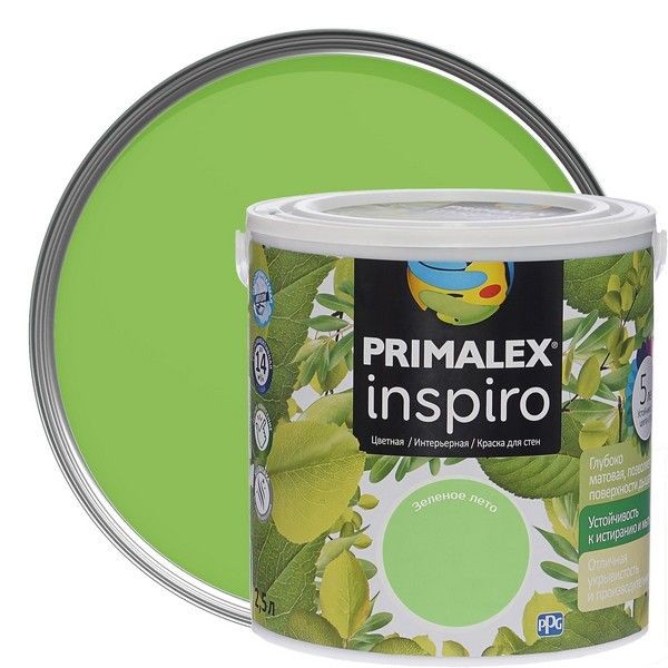 Краска Primalex Inspiro 2,5 л Зелёное лето