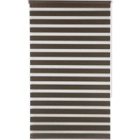 Штора рулонная день-ночь Miamoza Blackout Rain 80x160 см, цвет коричневый
