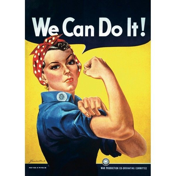 Плакат "34;Просто Постер "34; We can do it 90x120 в подарочном тубусе 374548267901