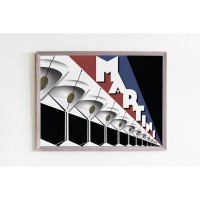 Плакат "34;Просто Постер "34; Коктейль Мартини 90x120 в подарочном тубусе 376240700341