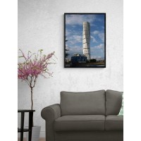 Постер "34;Просто Постер "34; Небоскреб Turning Torso 40x50 в раме Металл