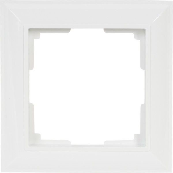 Рамка для розеток и выключателей Werkel Fiore 1 пост, цвет белый