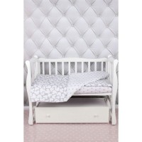 Комплект постельного белья AmaroBaby Baby Boom Мышонок в кроватку, бязь 3 предмета