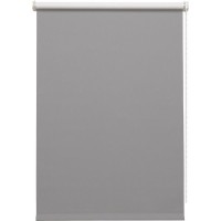 Штора рулонная блэкаут Inspire Santos 40x160 см серая