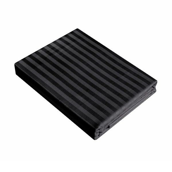 Комплект постельного белья Verossa Stripe Black семейный 212709
