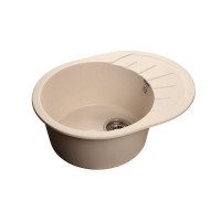 Кухонная мойка GranFest R-580 L RONDOR-580 L бел