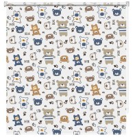 Рулонная штора Decofest Принт Мишки 100x160 см Мини