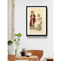 Постер "34;Просто Постер "34; Девушки в вечерних платьях 90x120 в подарочном тубусе Металл