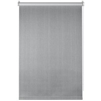 Штора рулонная блэкаут Shine 55x160 см серая