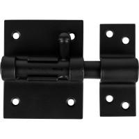 Засов дверной Jet, полимер, цвет чёрный